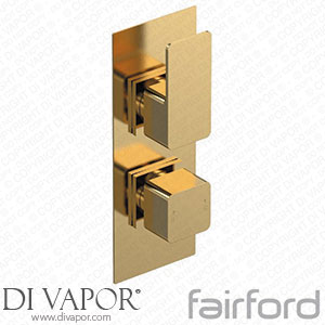 Fairford 14122766 Una Grace Square Concealed Twin Shower Valve with Diverter Spare Parts