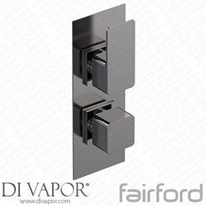 Fairford 14122771 Una Grace Brushed Square Concealed Twin Shower Valve with Diverter Spare Parts