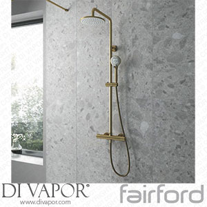 Fairford 14122800 Element 10 Brushed Brass 2 Oulet Exposed Shower Kit Spare Parts