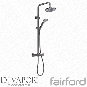 Fairford 14122801 Element 10 Brushed Gun Metal 2 Oulet Exposed Shower Kit Spare Parts