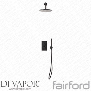 Fairford 14122950 Element 7 Matt Black Concealed Shower Kit Spare Parts