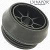 Black Water Flow Straightner for Tap Spouts - 16mm Fitting Thread