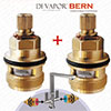 Franke Bern Valve ALX42 Pair of Tap Cartridges (Hot and Cold) - Compatible Cartridges