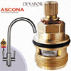 Franke Ascona 3308R-H Tap Valve Cartridge Spare - Hot Side - (133.0150.220) - 3308R Compatible Kitchen Tap Cartridge