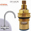 Franke Athena 1212R-C Tap Valve Cartridge (133.0069.959) - 52mm Height, 20 Teeth Spline - Cold Side 