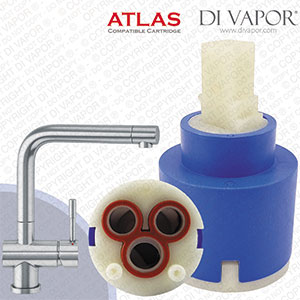 Franke Atlas 1202R 35mm Single Lever Kitchen Tap Cartridge - SP1202 / 133.0056.079 Compatible Ceramic Disc Cartridge