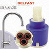 Franke Belfast 1229R 40mm Ceramic Disc Tap Cartridge 133.0069.362 & 133.0069.392 Compatible Cartridg