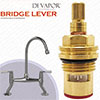 Franke Bridge Valve for Lever Handle Model - 133.0069.365 Compatible Hot Side Kitchen Tap Cartridge