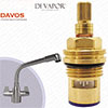 Franke Davos 1427R-C Kitchen Tap Valve Cartridge (133.0069.364) - 28 Splines - 1427R Compatible Cold Cartridge (after 2007)