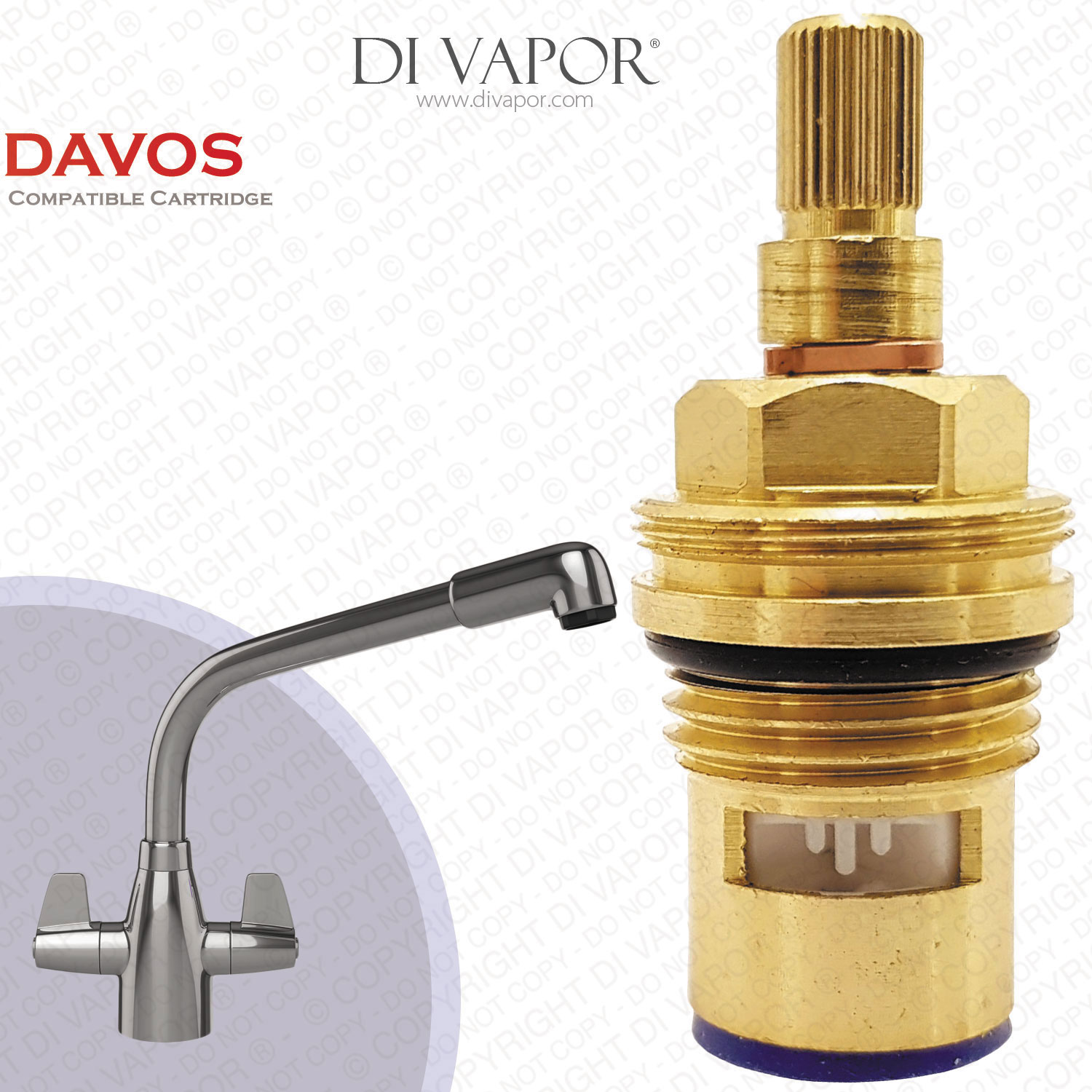 Details About Franke Davos 1427r C Kitchen Tap Valve Cartridge 133 0069 364 28 Splines