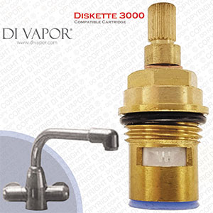 Franke Diskette 3000 Kitchen Tap Valve Cartridge - 133.0437.891 / 171.661 - Compatible Cold Insert