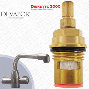 Franke Diskette 3000 Kitchen Tap Valve Cartridge - 133.0437.892 / 171.660 - Compatible Hot Insert