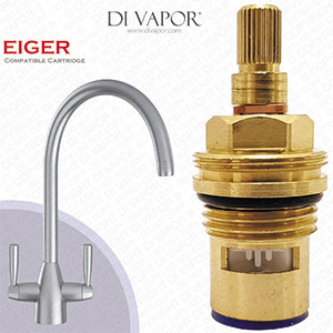 Franke Eiger Cold Tap Valve (133.0069.364) - 1/2