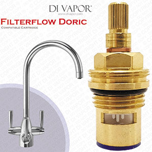 Franke Filterflow Doric Cold Tap Valve (133.0069.364) - 1/2