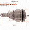 Franke Filterflow Doric Kitchen Tap Valve Compatible Cartridge Replacement - Cold (Right Side)