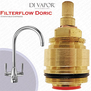 Franke Filterflow Doric Kitchen Tap Valve Compatible Cartridge Replacement - Hot