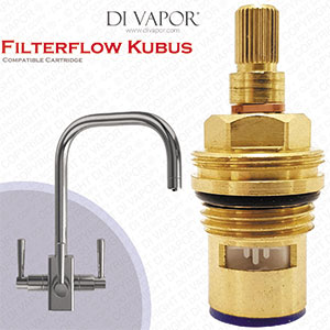 Franke Filterflow Kubus Cold Tap Valve (133.0069.364) - 1/2