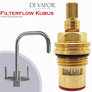 Franke Filterflow Kubus Hot Tap Valve (133.0069.365) - 1/2