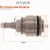 Franke Filterflow Kubus Kitchen Tap Valve Compatible Cartridge Replacement - Cold (Right Side)