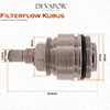Franke Filterflow Kubus Kitchen Tap Valve Compatible Cartridge Replacement - Hot (Right Side)