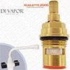 Franke Kuglette 2000 Kitchen Tap Valve Cartridge (133.0437.892) - Hot Side Compatible Cartridge