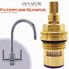 Franke Filterflow Olympus Cold Tap Valve (133.0069.364) 1427R-C - 1/2" On/Off Insert Gland - S1022 / 133.0438.152 Compatible Cartridge