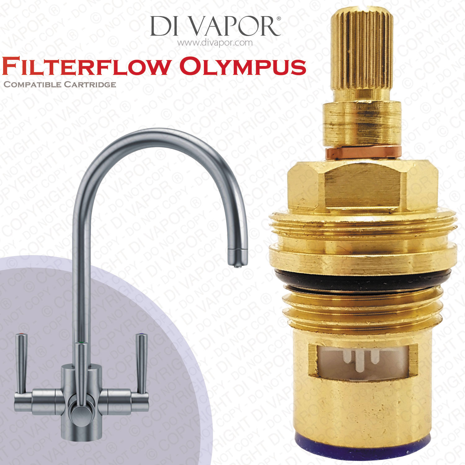 Franke Filterflow Olympus Valves Cartridge Spares Set 1427R-H, 1427R-C, 1427R 