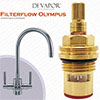 Franke Filterflow Olympus SP3561-H Hot Tap Valve Cartridge (133.0194.088) - 1/2" BSP - SP3561 Compatible Kitchen Tap Cartridge