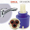 Franke Orca 40mm Single Lever Ceramic Kitchen Tap Cartridge 133.0069.392 / 1229R / 1.88009.000.300 Compatible Cartridge