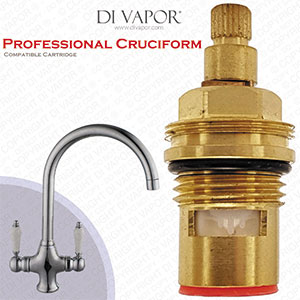 Franke Professional Cruciform Hot Tap Valve Cartridge -20 Teeth Spline - 133.0440.351 Compatible Car