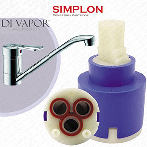 Franke Simplon 40mm Ceramic Tap Cartridge (133.0069.392) / 1229R Compatible Cartridge