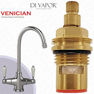 Franke Venician SP3819-H / 1212R-H / 3819R-H Cold Kitchen Tap Valve - 20 Teeth Spline - 133.0440.352