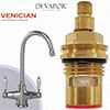 Franke Venician SP3819-H / 1212R-H / 3819R-H Cold Kitchen Tap Valve - 20 Teeth Spline - 133.0440.352