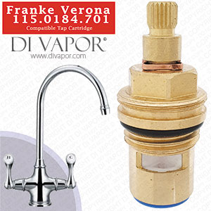 Franke Verona SP3819-C / 1212R-C / 3819R-C Cold Kitchen Tap Valve - 20 Teeth Spline - 133.0440.351, 133.0069.959 & 133.0358.057 Compatible Cartridge