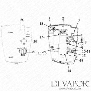 Galaxy G6000 Electric Shower Spare Parts