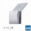 135 Degree Copper Wall to Glass Clamp Bracket for Shower Panel or Balustrade | 6mm to 10mm Glass
