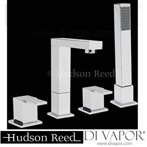 Hudson Reed GEN324-SPR04 4 Tap Hole Bath Mixer with swivel spout, shower kit & hose retainer Spare Parts