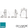 VADO GEO-135-34-CP Mixer Spare Parts Diagram