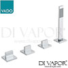 /VADO GEO-135NS-34-CP Mixer Spare Parts