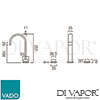 VADO GEO-201-CP Mixer Spare Parts Diagram