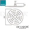 VADO GEOM-250RO-SS Spare Parts Diagram