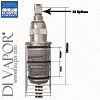 Shower Valve Thermostatic Cartridge