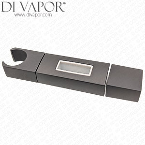 Shower Riser for Rectangle 10mm x 30mm Riser Rails - Matte Black