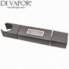 Shower Riser for Rectangle Riser Rails Spare