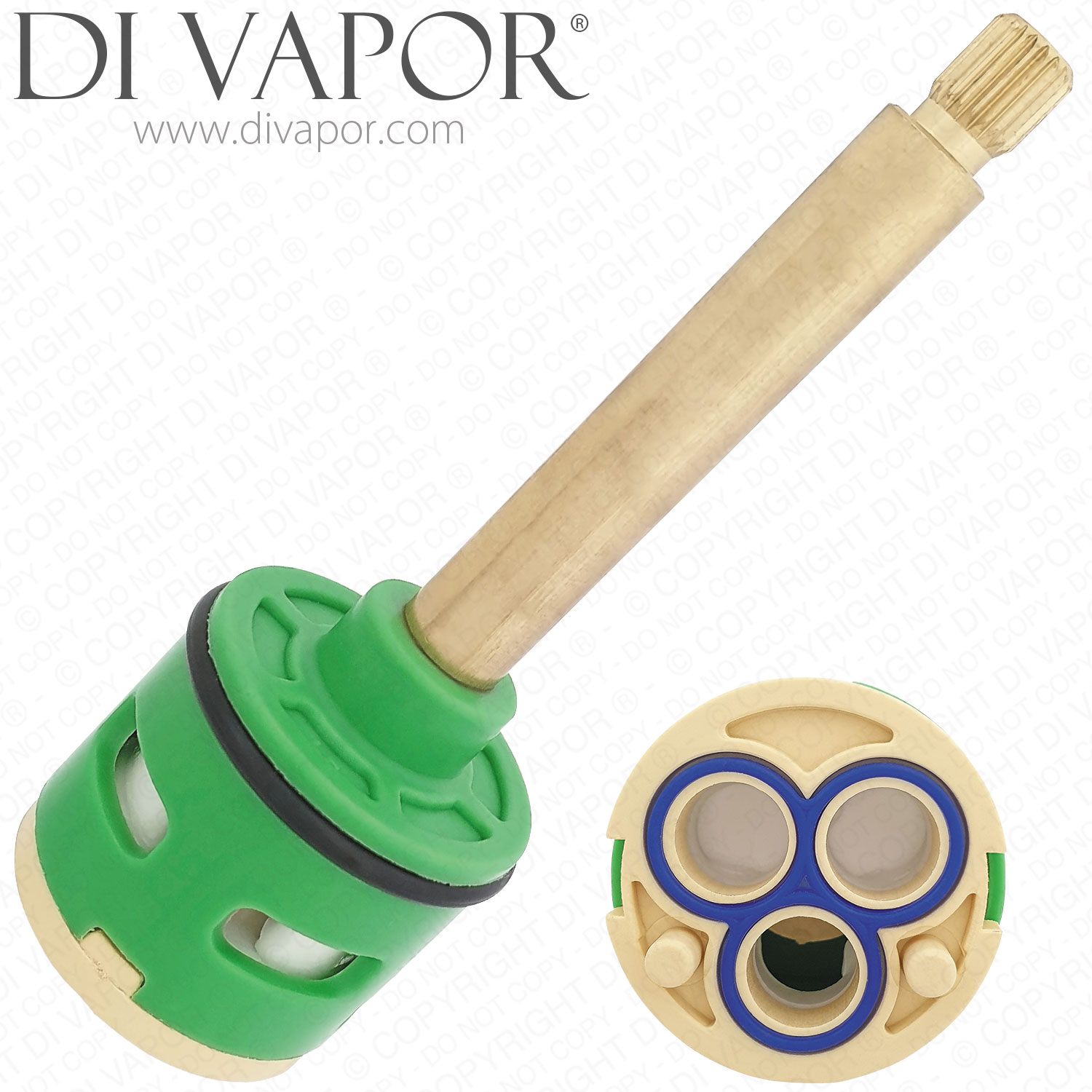 103mm 3Way Diverter Cartridge 33mm Barrel Diameter with 65mm Spindle