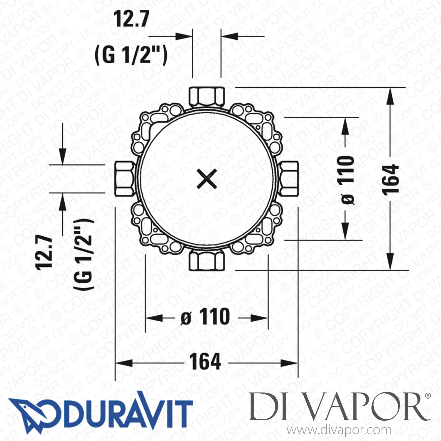 Duravit Faucet Accessories Bluebox? 12,7 Mm (1/2) (Gk0900000) Spare Parts