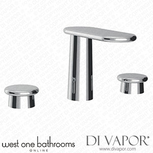 WOB Glam 3 Hole Deck Mounted Basin Mixer GLLT066WOC.V West One Bathrooms Spare Parts