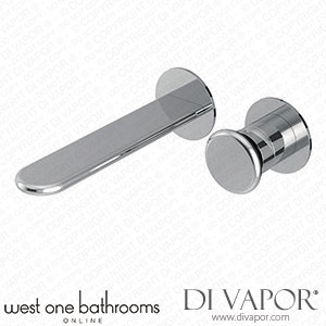 WOB Glam 2 Hole Wall Mounted Basin Mixer GLLT102WOC.V West One Bathrooms Spare Parts