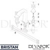 Bristan GLR 3HBF C Spare Tech Diagram