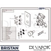 Bristan GLR SHCDIV C Spare Tech Diagram